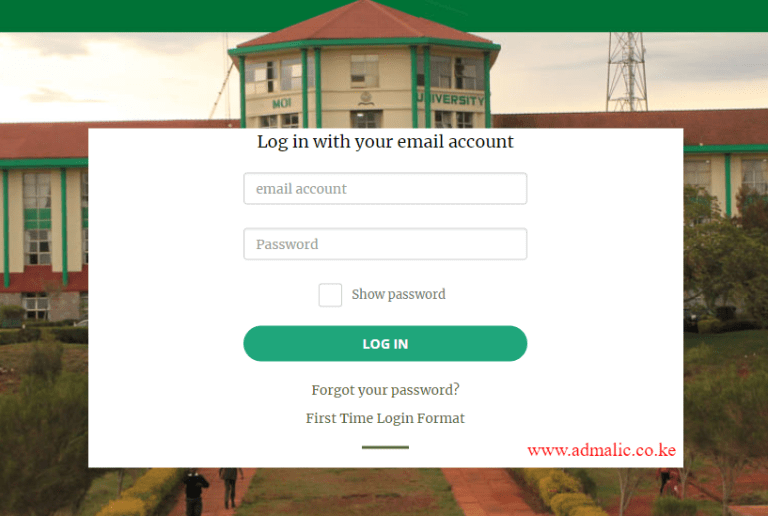 Moi University Student Portal For Course Registration, Results Transcript, Fee Statement, Exam Inquiry