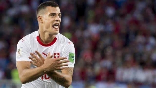 Granit Xhaka and Xherdan Shaqiri have been banned for two matches over their “political” goal celebration