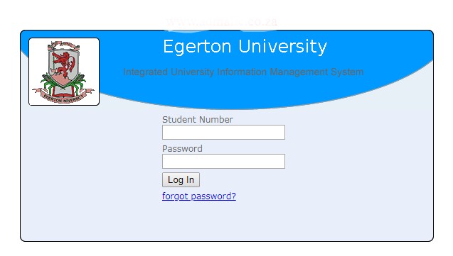 Login to Egerton University student portal Uni-plus studentportal.egerton.ac.ke for course registration,fee statement academic progress