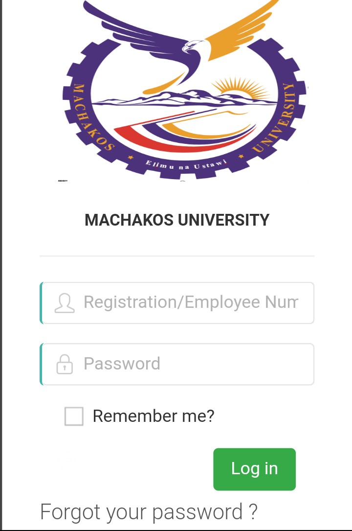 Login to Machakos University-MKSU student portal portal.mksu.ac.ke for course registration,transcripts,Admission status/list
