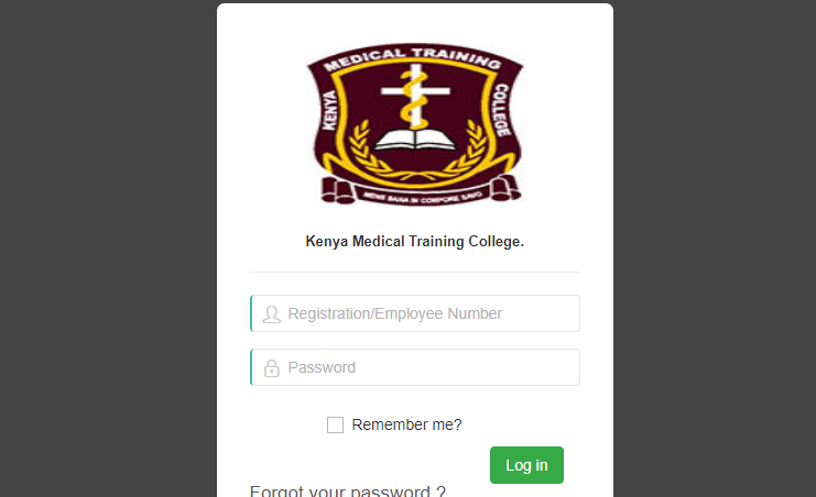 KMTC student portal for course registration,admission letter,fee payments,scholarships; KMTC online course application process