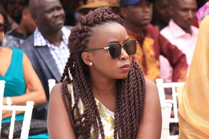 Photo: Tv Queen Jackie Maribe makes first public appearance after her bail grant