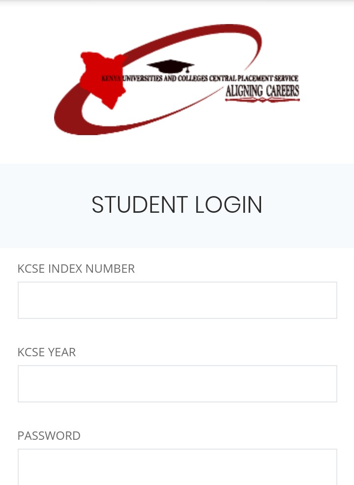 KUCCPS Student Portal Login student.kuccps.net for 2024/2025 Admission Application