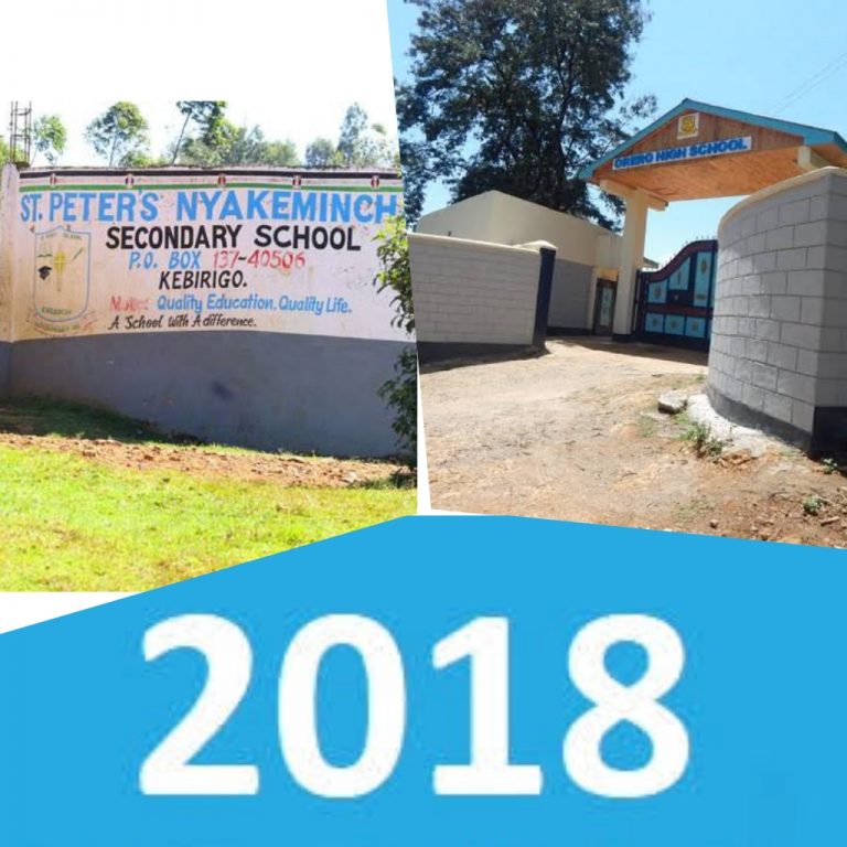 St. Peters Nyakemincha floors Giant Schools in Nyamira KCSE 2018; Orero boys shines in Nyanza region