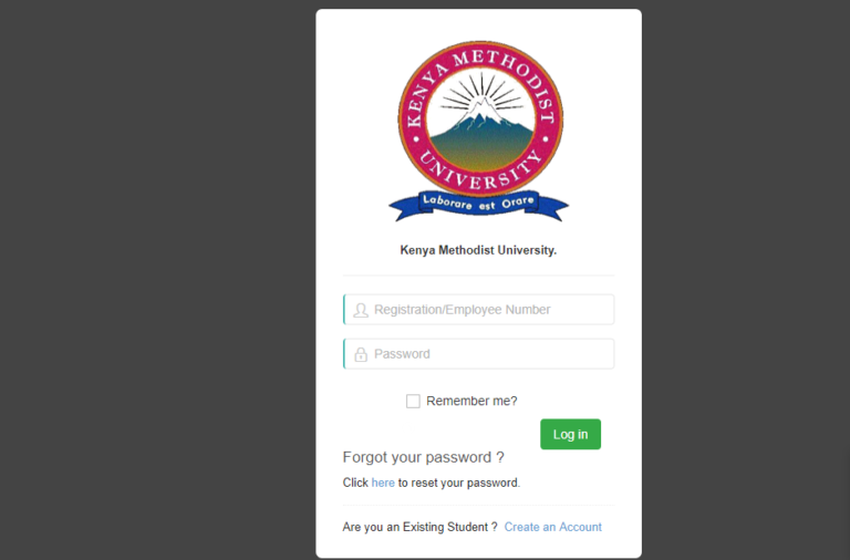 Login to Kenya Methodist University-KeMU student portal Portal2.kemu.ac.ke for online registration
