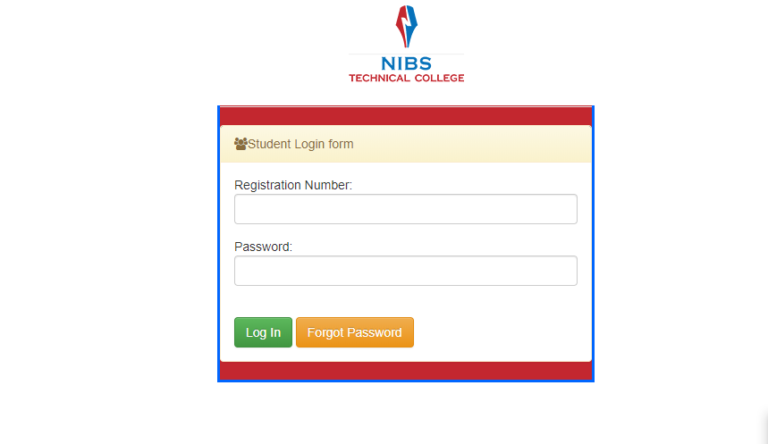 log in to NIBS Technical college Student portal sportal.nibs.ac.ke for online results