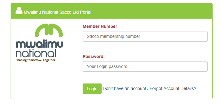 How to log in to Mwalimu National Sacco Members Portal for Loans,dividends(2022) and Statements