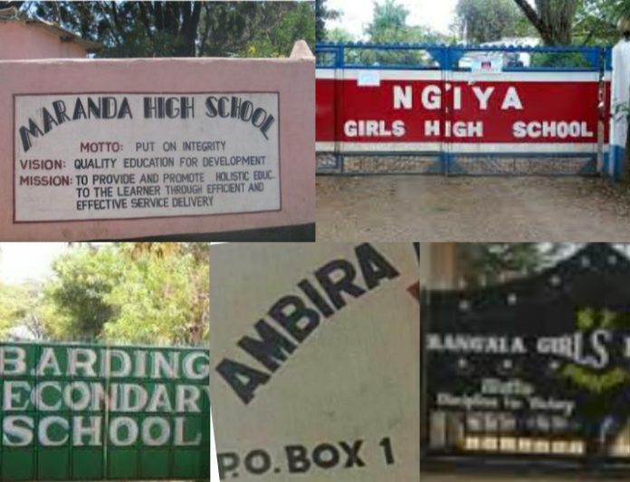 top ten best secondary schools in Siaya County