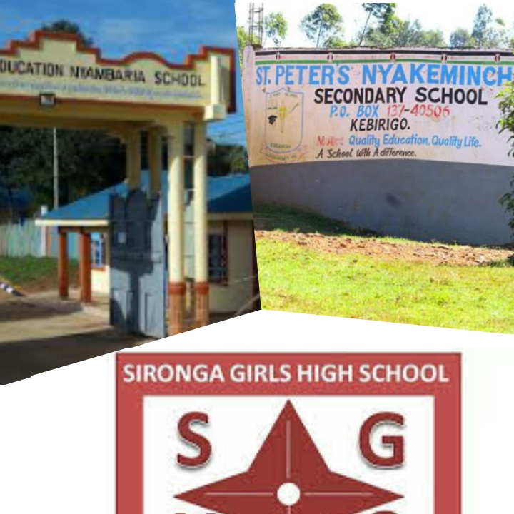 Top ten best public secondary schools Nyamira County