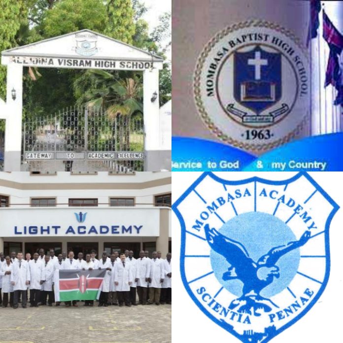 best private secondary schools Mombasa county