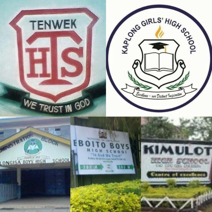 Top ten best secondary schools in Bomet County