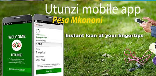 Utunzi mobile loan app; How to download app, Apply and repay Utunzi loan