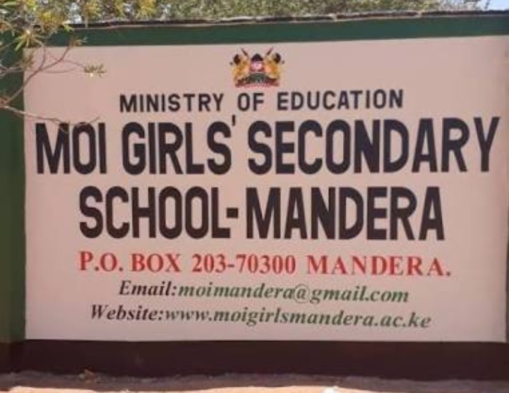Moi Girls Secondary school Mandera KCSE 2024 results, location, contacts, form one selection, Knec code