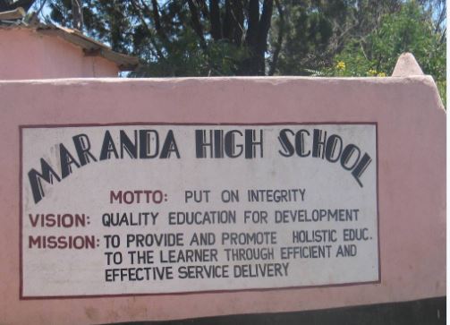Maranda high school KCSE 2022/2023 Results