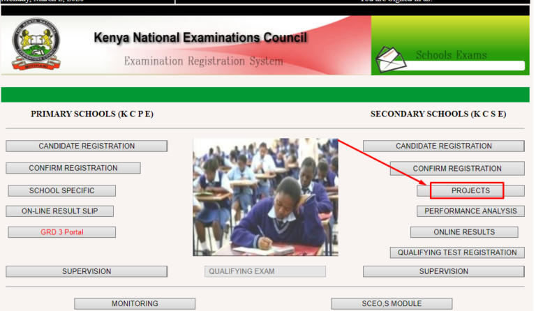 How to upload Scores and Pictorial Evidence for KNEC KCSE 2021/2022 Candidates Group IV Projects/Practicals  Milestone I &II