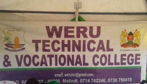 Weru Technical and Vocational College location, fee structure, intakes, courses, how to apply for courses, students’ portal, hostels and accommodation, contacts