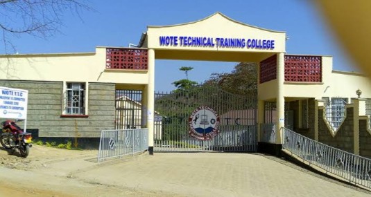 Wote Technical Training Institute location, fee structure, intakes, courses, how to apply for courses, students’ portal, hostels & accommodation, contacts