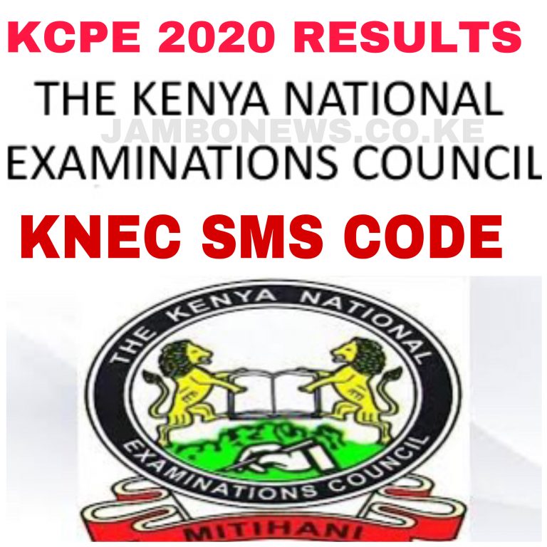 How to receive/Check KCPE 2020 results; KNEC SMS Code 20076 and Online process