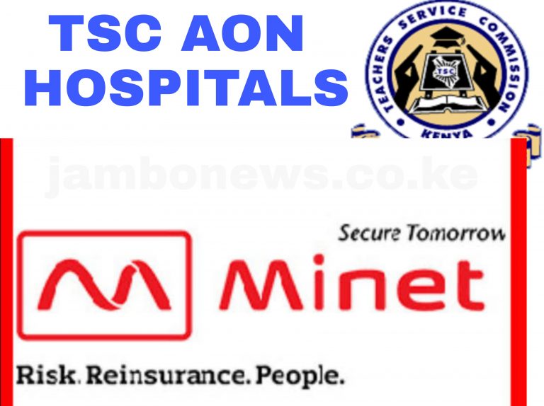 Updated List Of TSC AON Minet Hospitals In Nyeri County