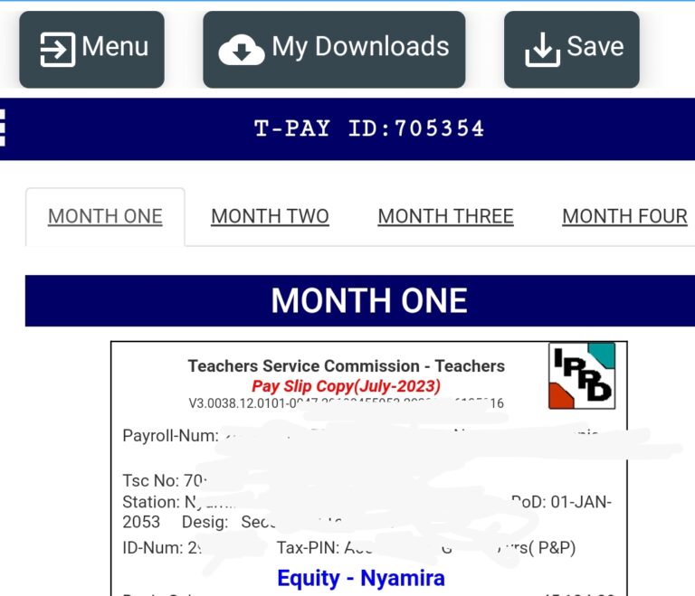 TSC July 2023 Payslips Now Online
